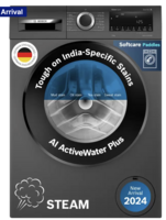 BOSCH 9 kg Fully Automatic Front Load Washing Machine with In-built Heater Grey  (WGA1420TIN)