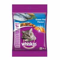 Selected Users - Whiskas Adult (1+ Year) Dry Cat Food Food, Ocean Fish Flavour, 50g and Minimalist Niacinamide 5% Body Lotion | Repairs Skin Barrier | Nourishes With Shea Butter | For Men & women (25 gm)