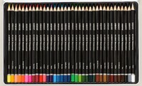 Derwent Academy Watercolour Pencils Tin (Set Of 36), Blue, Multi 