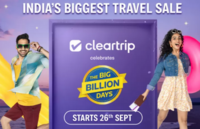 Cleartrip The Big Billion Sale - Domestic Flights Starting from ₹999 + Card Discount and many more offers
