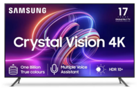 SAMSUNG Crystal Vision 4K iSmart with Voice Assistant 163 cm (65 inch) Ultra HD (4K) LED Smart Tizen TV