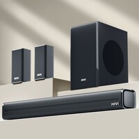 Mivi Fort H350 Soundbar, 350 Watts, 5.1 Channel, Multi-Input and EQ Modes, BT v5.1 350 W Bluetooth Soundbar