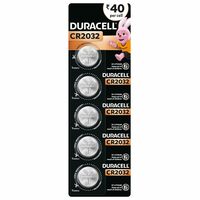 Duracell Specialty CR2032 Lithium Coin Battery 3V, Pack of 5 Suitable