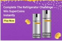 Flipkart Refrigerator challenge and get 45 supercoins