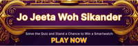 Jo Jeeta Woh Sikander | Play Everyday & 500 winners stand chance to win a smartwatch