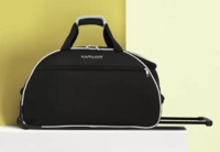 Kamiliant by American Tourister  41 L Strolley Duffel Bag - ALPS WHD 52 cm - Black - Regular Capacity