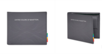 Benetton Men Printed Leather Wallet