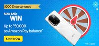Amazon IQOO Smartphones Spin and Win (up to ₹50,000)