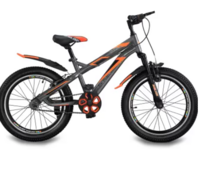 Sheldon Thrill Cycle for Kids with Power Break 20 T Mountain Cycle (Single Speed, Black, Only Front Suspension)