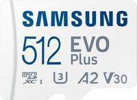 SAMSUNG Evo Plus 512 GB MicroSDXC Class 10 130 MB/s Memory Card