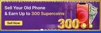 Sell your old phone on Flipkart and get upto 300 supercoin