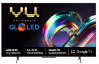 Vu GloLED 139 cm (55 inch) Ultra HD (4K) LED Smart Google TV with DJ Subwoofer 104W (55GloLED)
