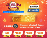 Amazon | Unlock Bumper Rewards by doing eligible transaction