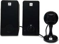 JBL Commercial with microphone 2.5 W Laptop/Desktop Speaker  (Black, Stereo Channel)