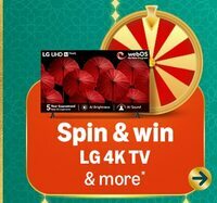 Amazon FZ Spin & Win LG 4K TV & more*