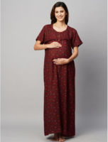 MomToBe - Floral Printed Nightdress 