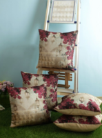 Myntra Elegant Homes - Beige 5Pc Floral Printed Cushion Covers
