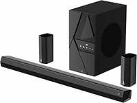 boAt Aavante Bar 3600 Bluetooth Soundbar w/ 500W RMS Signature Sound,5.1 Channel Surround Sound,BTv5.3, Wall Mountable Design,Bass&Treble Controls&Master Remote Control(Premium Black)