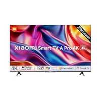 Xiaomi 108 cm (43 inches) A Pro 4K Dolby Vision Smart Google TV L43MA-AUIN (Black)