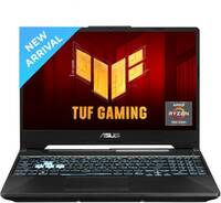 LOWEST : ASUS TUF Gaming A15 AMD Ryzen 7 Octa Core 7435HS - (8 GB/512 GB SSD/Windows 11 Home/4 GB Graphics/NVIDIA GeForce RTX 2050) FA566NFR-HN260W Gaming Laptop  (15.6 inch, Graphite Black, 2.30 Kg)