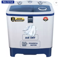MarQ by Flipkart 6.5 kg 5 Star Rating Innowash Range Semi Automatic Top Load Washing Machine Blue, White 