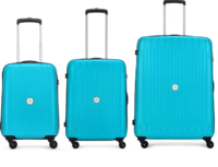 ARISTOCRAT Hard Body Set of 3 Luggage 4 Wheels - ARMSTRONG SET 53+65+78 360 TBL - Teal