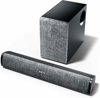 Mivi Fort Q48 Soundbar with subwoofer, 48 Watts, 2.1 Channel with 2 in-Build Full-Range Speakers