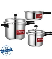 Prestige Popular 2 L, 3 L, 5 L Outer Lid Pressure Cooker | Exchange & Get 950 more off