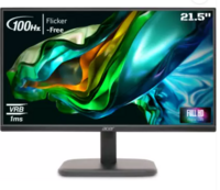 Acer 54.61 cm (21.5 inch) Full HD LED Backlit VA Panel with ZeroFrame Design, Ergonomic Stand, Acer Vision Care, Flicker Free Monitor (EK220Q)  (AMD Free Sync, Response Time: 1 ms, 100 Hz Refresh Rate)