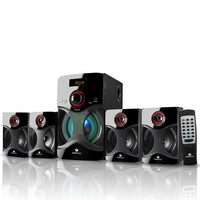 ZEBRONICS BT4440RUCF 60W 4.1 Channel Multimedia Speakers With Supporting SD Card, USB, AUX, FM & LED Display