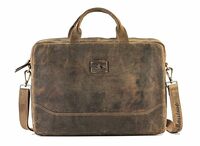 PICCO MASSIMO professional Genuine Leather Bag for Men Office Use | 15.6-inch Formal Executive Bag/Laptop Handbags with Convenient Storage (Colour: Tan)