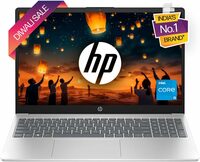 HP Laptop 15, Intel Core i5-1334U, 15.6-inch(39.6 cm), FHD, 16GB DDR4, 512GB SSD, Audio by B&O; Dual Speakers, Windows 11 Home, Silver, 1.59 kg, 15-fd0221TU