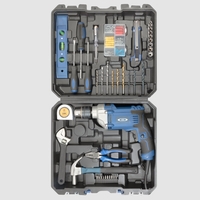 JK Super Drive Professional with 750Watts, 13mm Impact Drill, Power & Hand Tool Kit  (98 Tools)