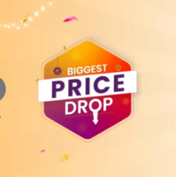 Biggest Price Drop- Upto 70% off + Extra 10% off+ Exciting freebies+ 2% Extra HK Cash cash+ Flat 200 cashback/instant discount 