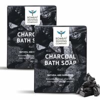 Bombay Shaving Company Charcoal Soap for Men, 70g (Pack of 2) | Deep Clean, Anti-pollution [Apply 5% Off Coupon]