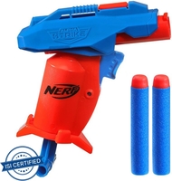 Nerf Alpha Strike Slinger SD-1 Single-Fire Dart Blaster, Incl. 2 Darts, for Ages 8+ Guns & Darts