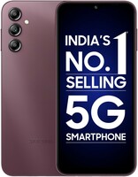 SAMSUNG Galaxy A14 5G (Dark Red, 128 GB)  (4 GB RAM)