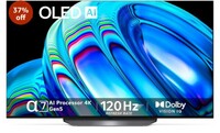 LG 139 cm (55 inches) 4K Ultra HD Smart OLED TV 55B2PSA (Black)