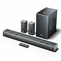 Mivi Fort Q700D Dolby Home Audio | 700W Sound bar, 5.1 Channel Home Theatre, 8-inch subwoofer, 2 Satellite Speakers