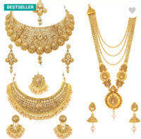 Alloy Gold-plated Gold Jewel Set  (Pack of 2)