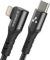 Ambrane Lightning Cable 2.7 A 1 m ABLTL-10  (Compatible with Smartphone, Black, One Cable)