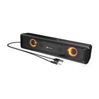 Portronics in Tune 3 6W Portable USB Wired Soundbar with Multicolor LED Light Speake