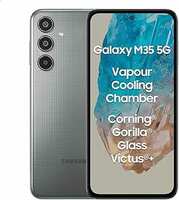 Samsung Galaxy M35 5G (Thunder Grey,8GB RAM,256GB Storage)| Corning Gorilla Glass Victus+