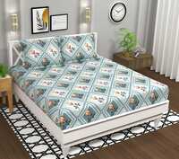 BSB HOME Microfiber 144 TC Aspire 3.O Collections Soft Breathable Wrinklefree Floral Printed Double Bedsheets