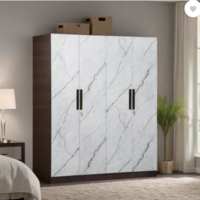 Trevi Mustang Engineered Wood 4 Door Wardrobe 