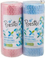 Presto! Non-woven Kitchen Towel Roll - 80 Pulls (Pack of 2)