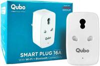 Qubo 16A Wifi BT by HERO GROUP Energy Monitoring Suitable for large devices Smart Plug  (White)