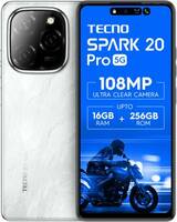Tecno Spark 20 Pro 5G (Glossy White, 128 GB)  (8 GB RAM)