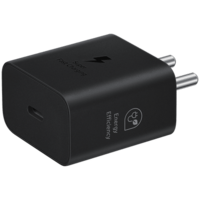 SAMSUNG 25W Type C Fast Charger (Adapter Only, Support PD 3.0 PPS, Black)