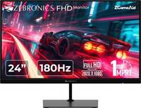 ZEBRONICS 60.96 cm (24 inch) Full HD IPS Panel with 280 Nits Brightness, Built-in Speakers, HDR10, 99% sRGB, 1 x DP, 1 x HDMI, 1 x 3.5mm Anti-glare Display Gaming Monitor (ZEB-IGM 101, ZEB-N24A)  (Frameless, Adaptive S